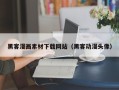 进贤黑客漫画素材下载网站（黑客动漫头像）